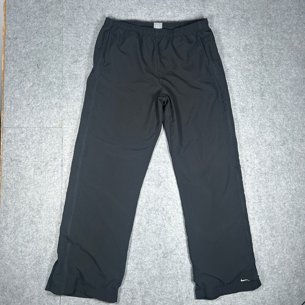 Nike pants Men Large Black track warm up athletic gym workout activewear